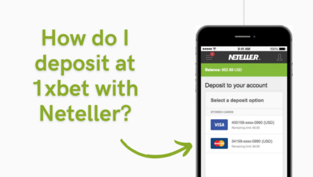 How do I deposit at 1xbet Botswana with Neteller?